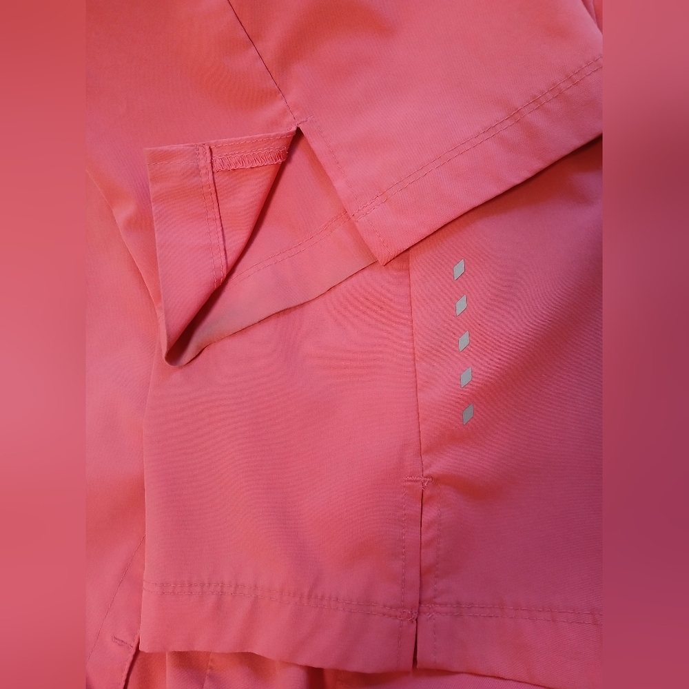 Barco One Women's Size M Multicolor Scrub Top and Coral Pants Set - Picture 13 of 17